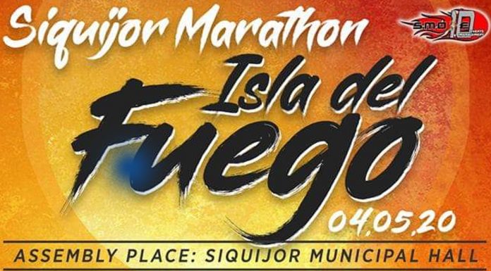 SIQUIJOR (isla del fuego) MARATHON 2020