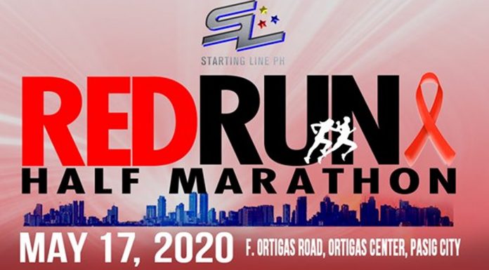 Red Run Half Marathon 2020 in Ortigas Center, Pasig City