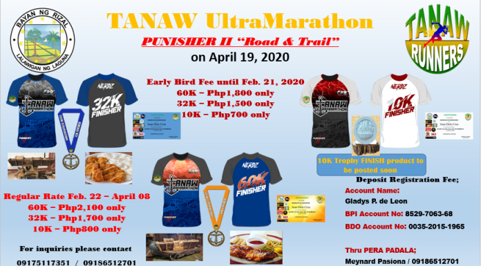 TANAW Ultramarathon 2020 in Rizal, Laguna