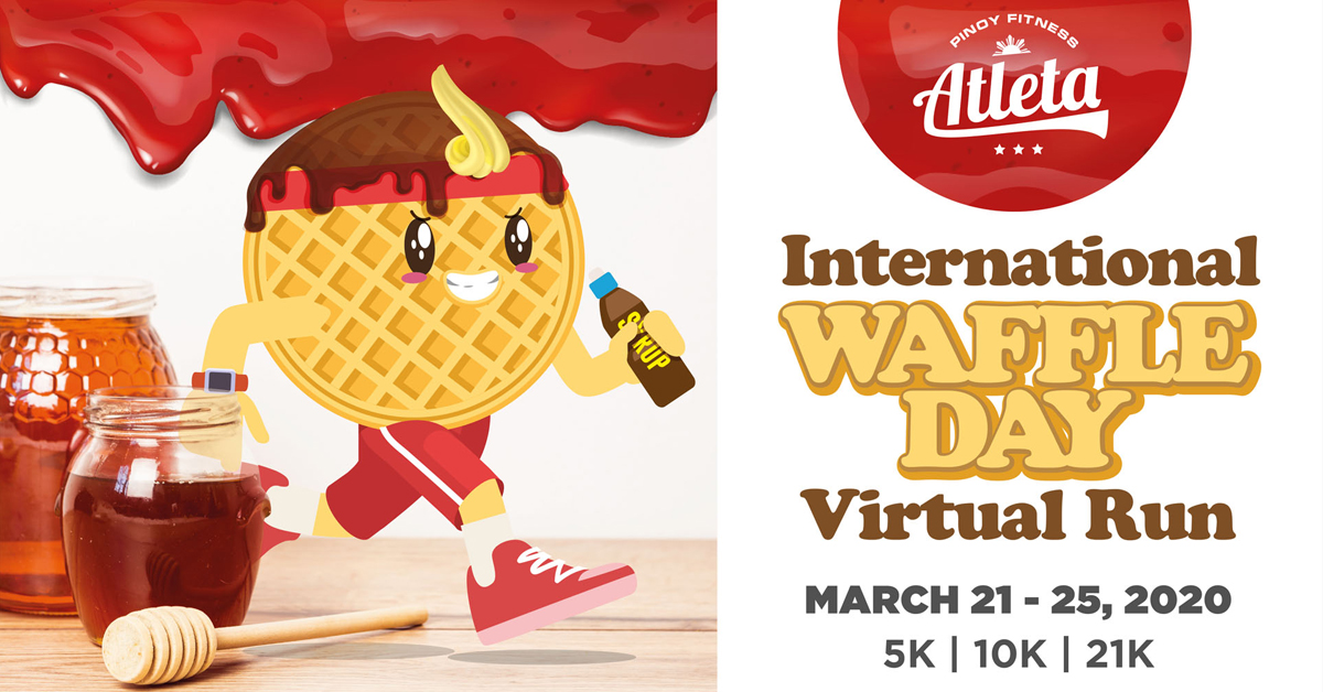 International Waffle Day Virtual Run (FREE) Pinoy Fitness
