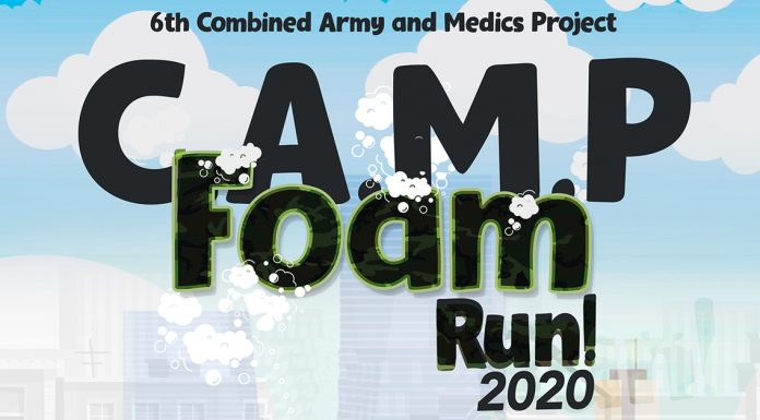 C.A.M.P. Foam Run 2020 in Philippine Army Grandstand
