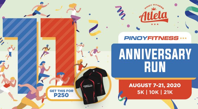 Pinoy Fitness Anniversary Virtual Run (FREE)