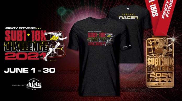 Pinoy Fitness SUB1 10K Virtual Challenge 2021