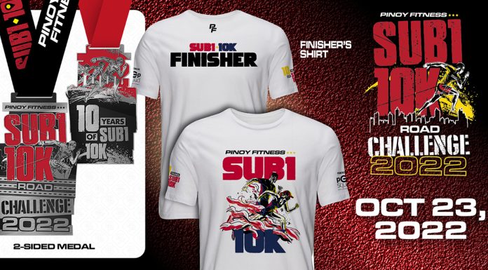 Pinoy Fitness SUB1 10K Road Challenge 2022
