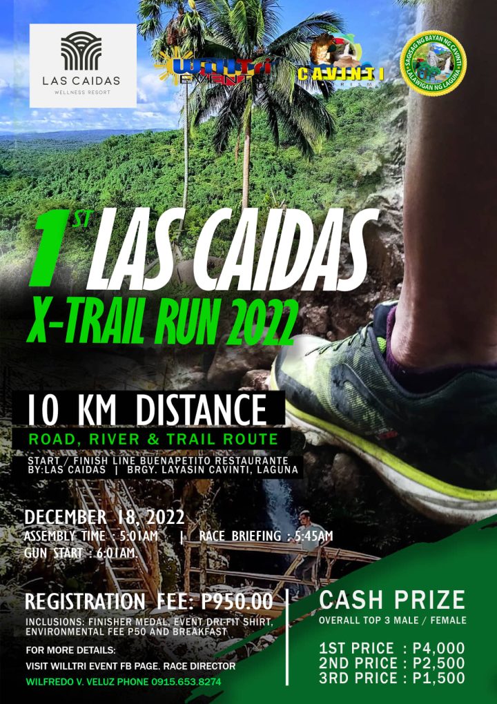 Las Caidas X-Trail Run in Cavinti, Laguna