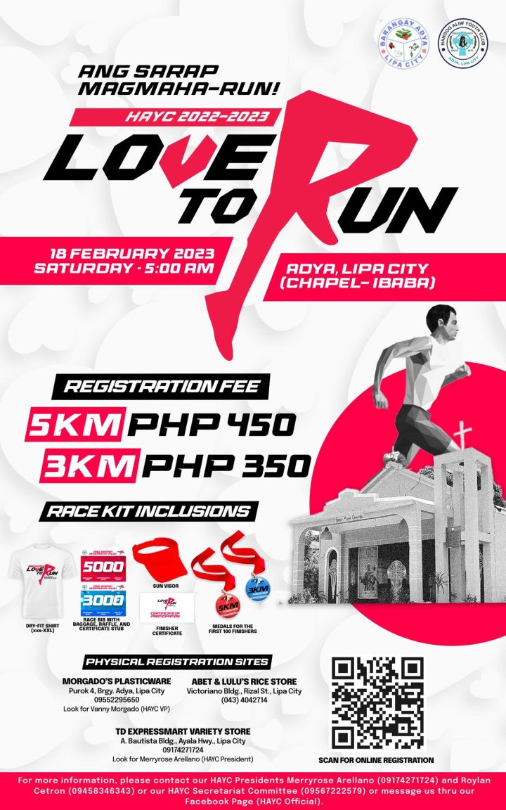 Love to Run 2023 in Lipa City, Batangas