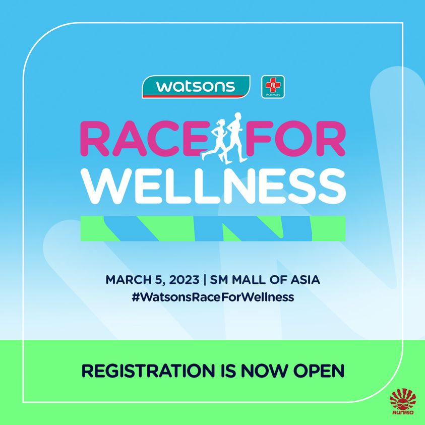 Watsons Race for Wellness 2023 in SM MOA Pinoy Fitness