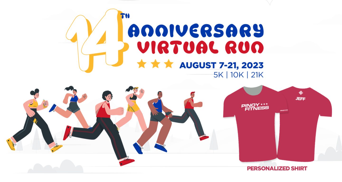 Pinoy Fitness 14th Anniversary Virtual Run Pinoy Fitness
