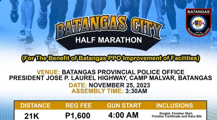 Batangas City Half-Marathon 2023: Run for a Cause