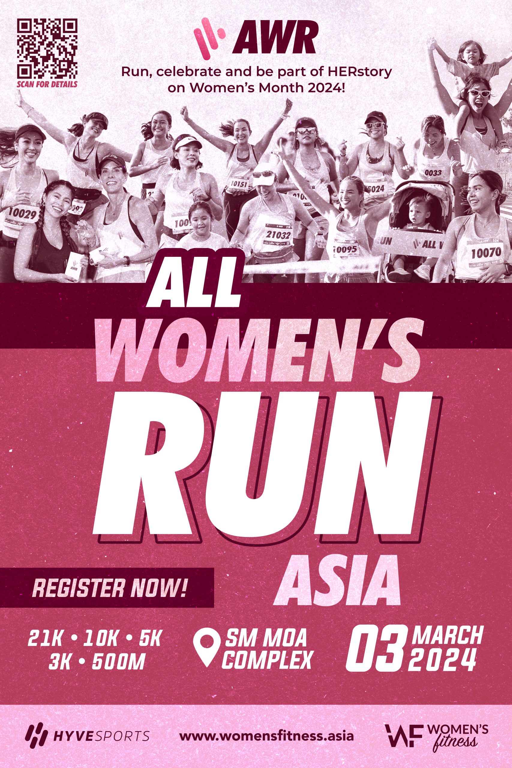 All Women’s Run Asia in SM Mall of Asia Pinoy Fitness