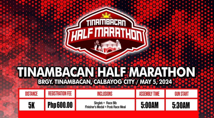 Tinambacan Half Marathon 2024 in Western, Samar