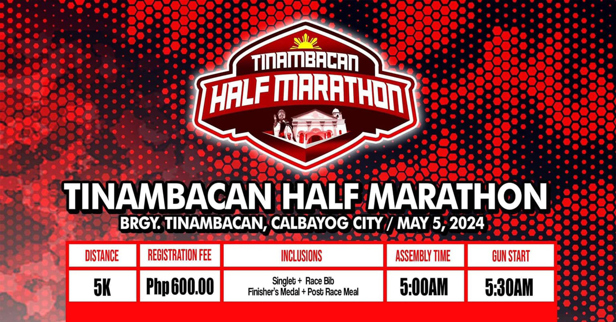Tinambacan Half Marathon 2024 in Western, Samar