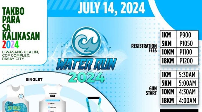 Takbo Para Sa Kalikasan – Water Run Edition 2024