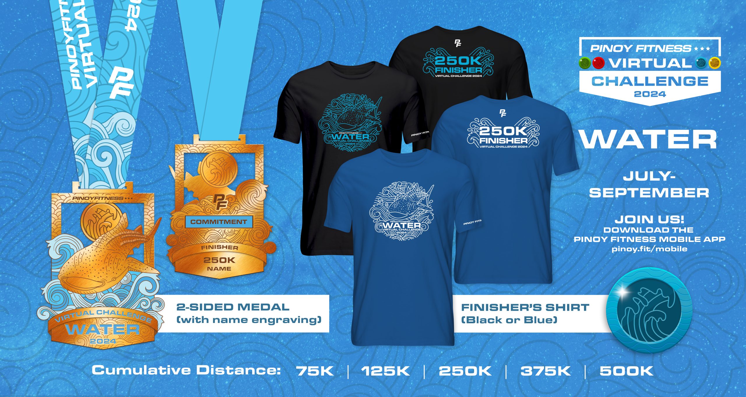 Pinoy Fitness WATER Virtual Challenge (2024) Pinoy Fitness