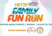 NET25 Family Fun Run 2024 in Philippine Arena