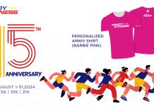 Pinoy Fitness 15th Anniversary Virtual Run