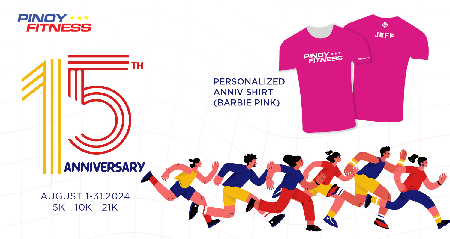 Pinoy Fitness 15th Anniversary Virtual Run Pinoy Fitness