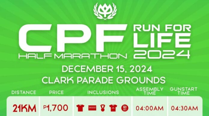 CPF Run For Life 2024 in Clark, Pampanga