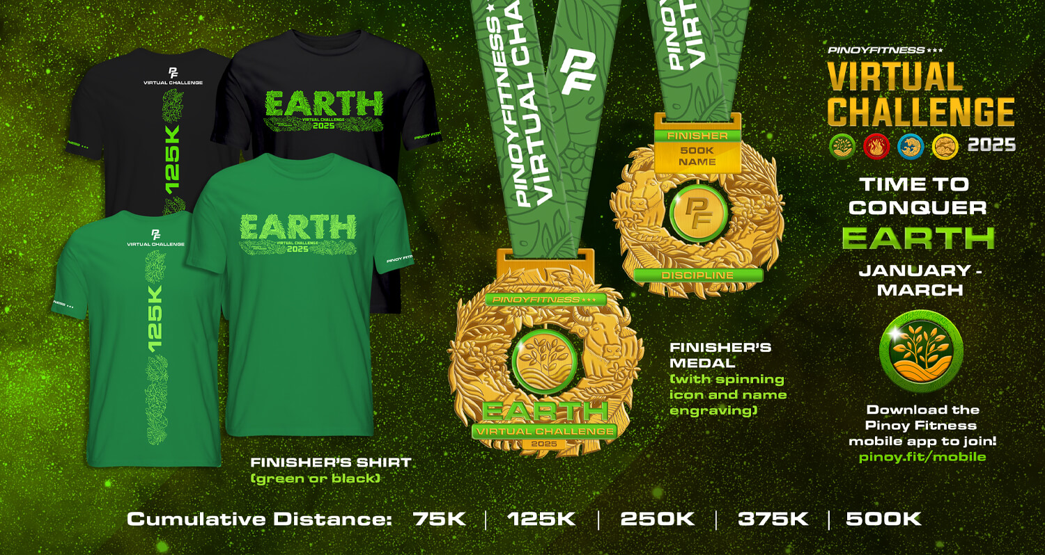 Pinoy Fitness EARTH Virtual Challenge (2025) Pinoy Fitness