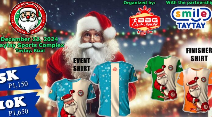 Santa Run 2024 in Taytay, Rizal