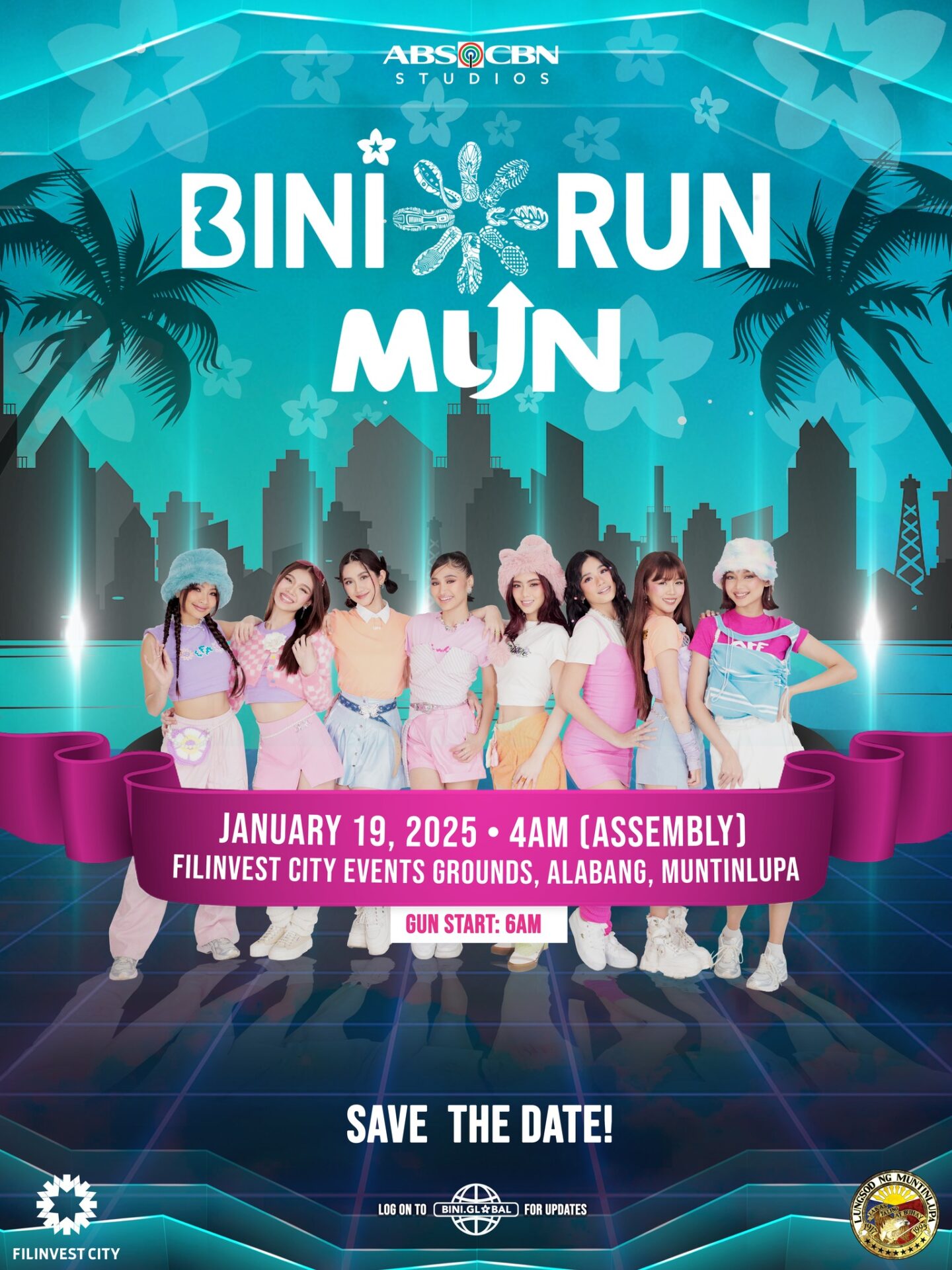 BINI RUN MUN 2025 in Filinvest, Alabang Pinoy Fitness