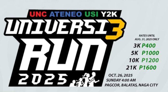 Universi3 Run 2025 in Naga City