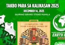 Takbo Para Sa Kalikasan (EARTH) 2025 in Quirino Grandstand