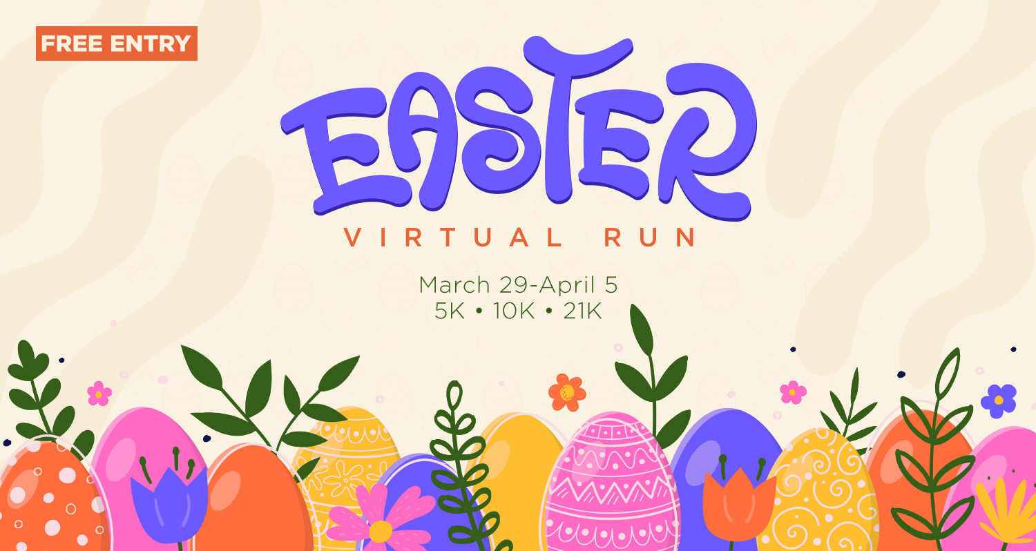 Easter Virtual Event Easter Virtual Run (FREE) | Pinoy Fitness