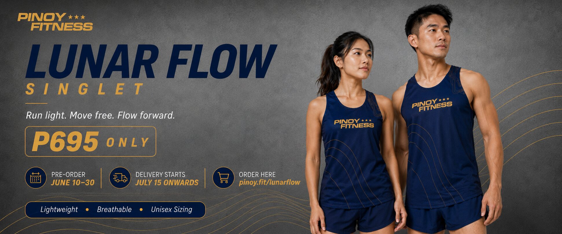 PF Lunar Flow Race Singlet