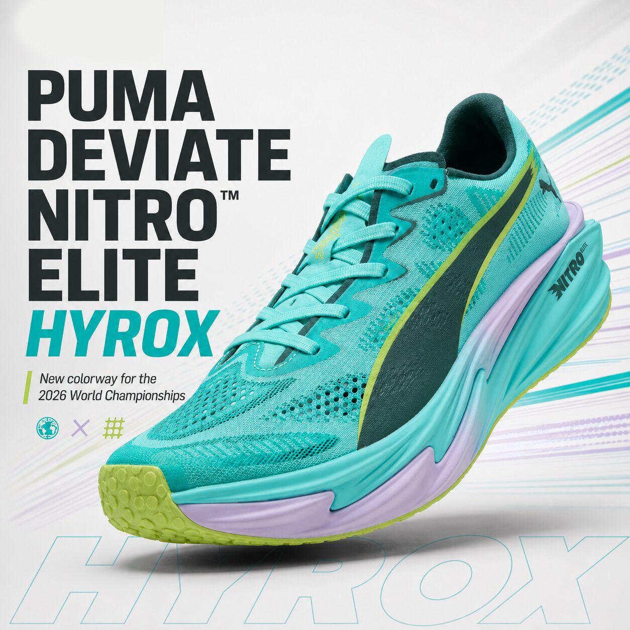PUMA Launches Vibrant New Deviate NITRO™ Elite HYROX Colorway