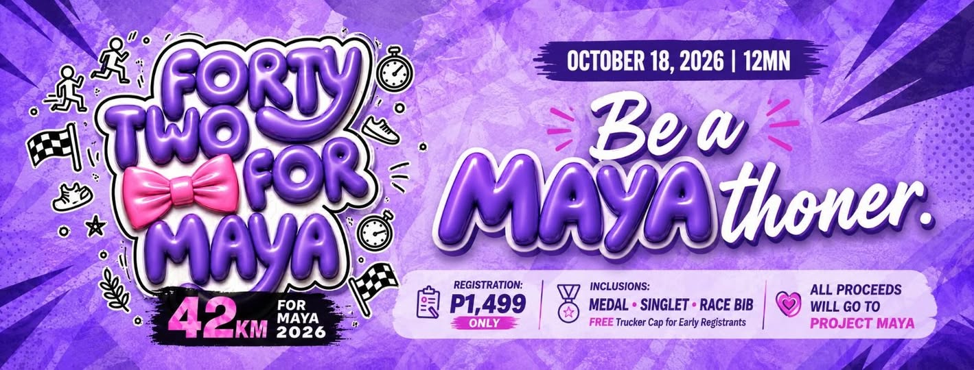 Forty Two for Maya — 42KM Marathon in Naga City 2026