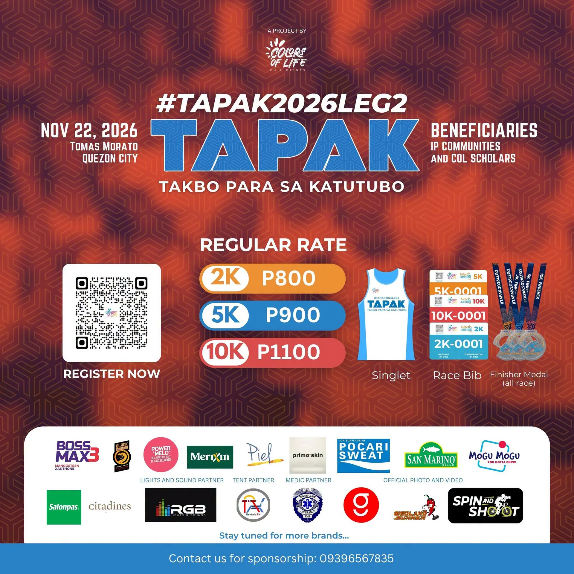 TAPAK LEG 2 (Takbo Para Sa Katutubo Charity Run) 2026